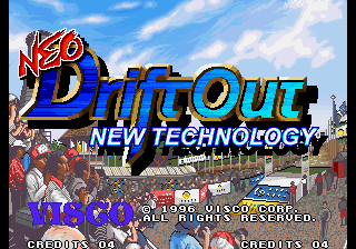 Neo Drift Out final title screen
